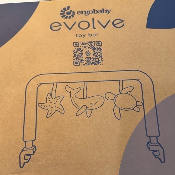 Evolve Bouncer Toy Bar - Charcoal Grey: Ocean Wonders - Picture 3 of 6